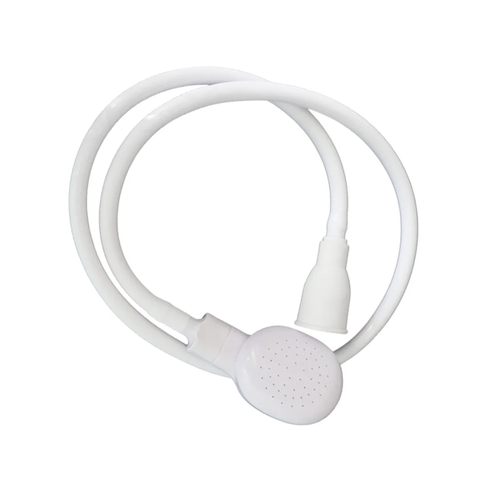 

Shower Nozzle Small Shower Hall Nozzle Water Saving for Pet Dog Cat (White)