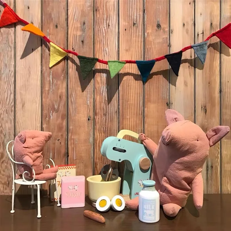 Nordic cotton linen truffle pig doll baby comforting sleeping pillow dust-proof mite plush toy children's gift | Игрушки и хобби