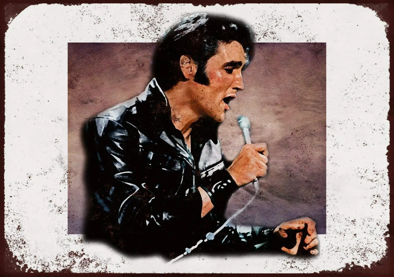 

Классический постер Evlis King, настенные металлические знаки 12 х8 дюймов для дома, гостиной, мужской пещеры, ресторана