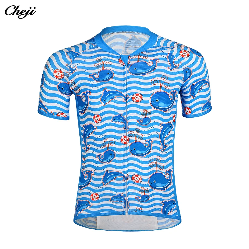 Детский комплект из джерси и шорт с короткими рукавами CHEJI|Велосипедные