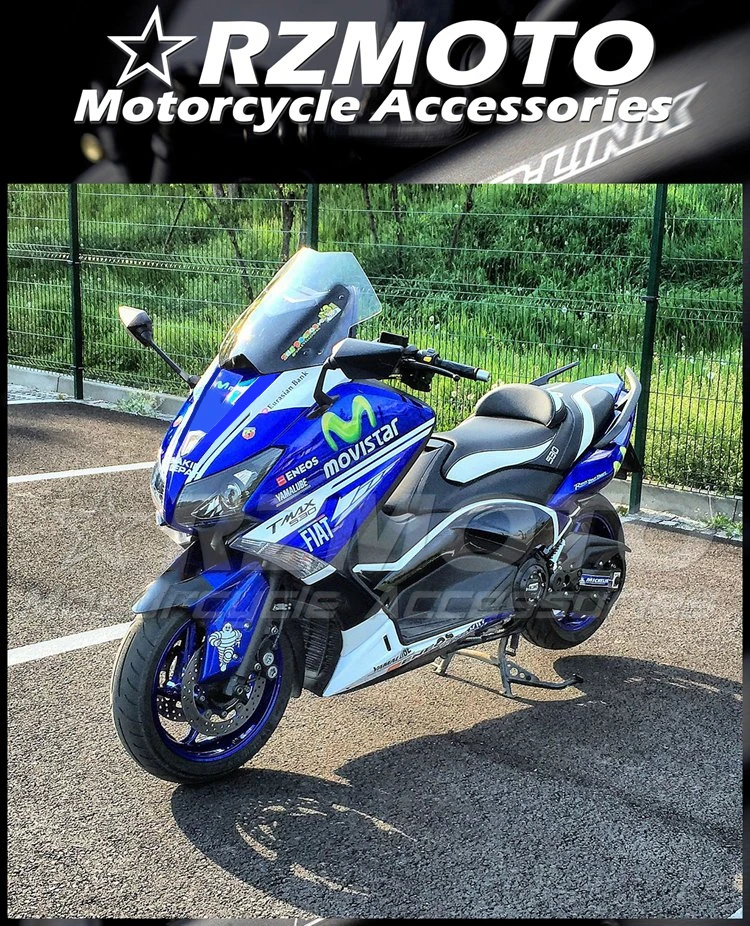 

New ABS Motorcycle Fairing Kits Fit For Yamaha TMAX530 Tmax 530 2012 2013 2014 12 13 14 T-MAX tmax530 Bodywork Set Movistar