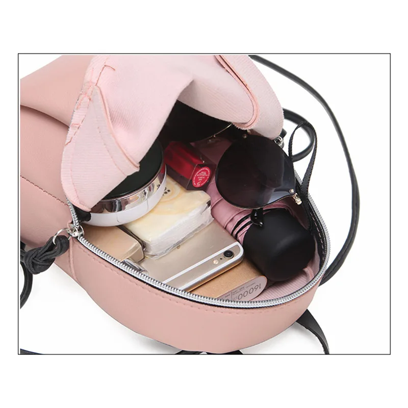 Новинка 2019 женская сумка через плечо маленький рюкзак двойная молния с