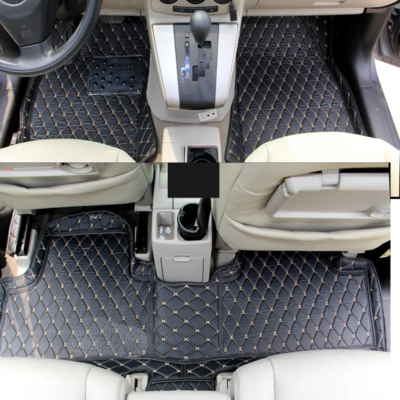 

leather car floor mats for mazda cx-7 2006 2007 2008 2009 2010 2011 2012 accessories auto carpet ER interior styling automobile