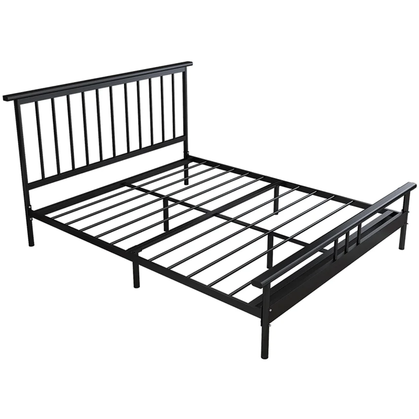 

Iron Bed Frame 120×200CM Nordic Simple Modern Bedroom Dormitory Single Double Teenage Adult Twin Bed Frame Home Bed Furniture