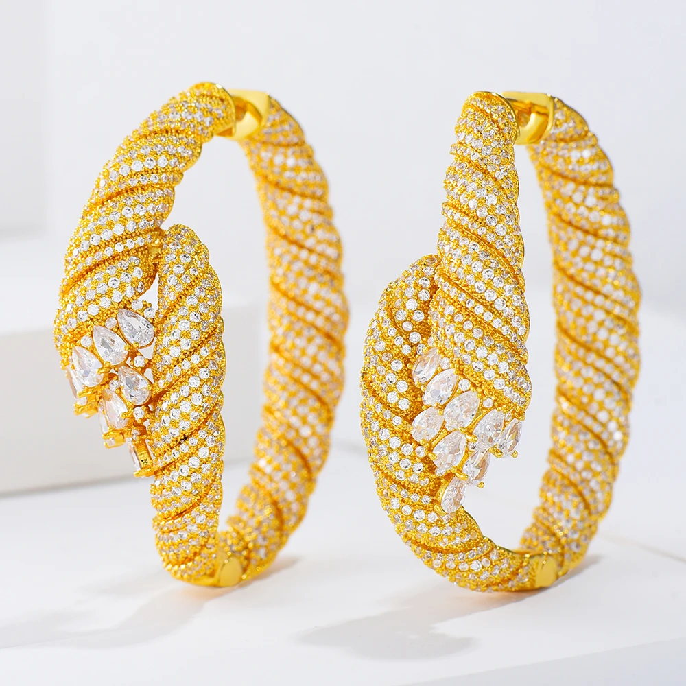 

Missvikki новые эксклюзивные роскошные большие серьги-кольца Дубай для женщин известная звезда актер назначение Вечеринка шоу серьги ювелирны...