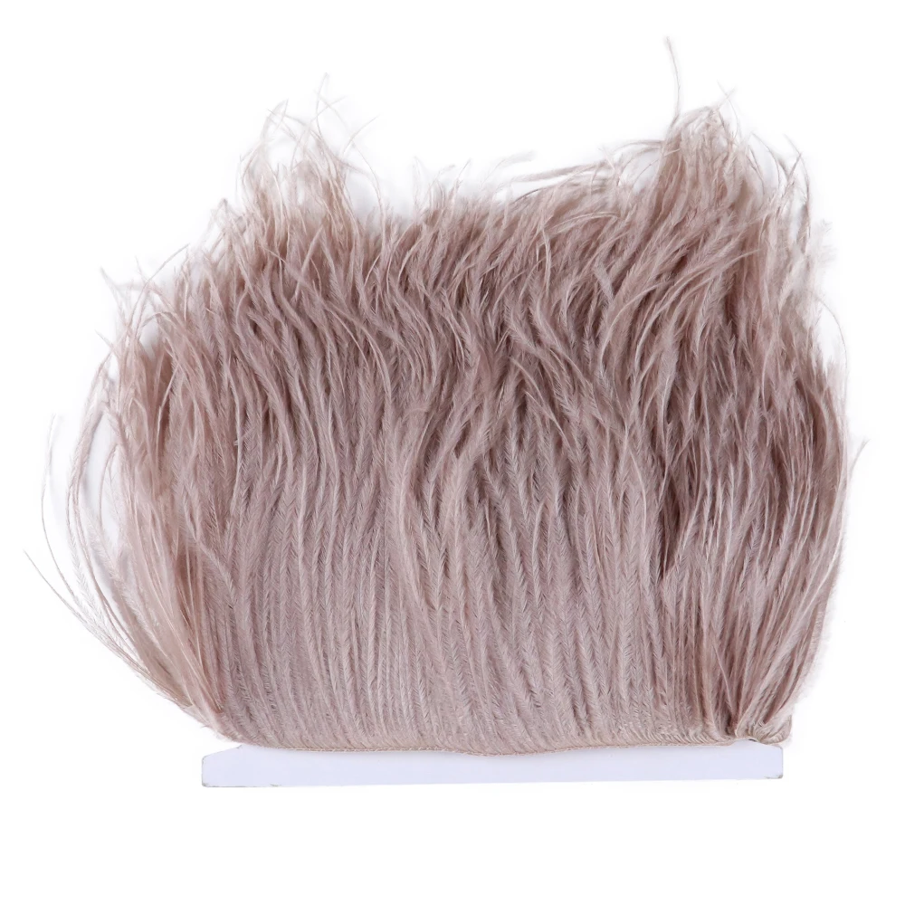 1 ярд/лот Кожа Розового страуса перо отделка Ленточные натуральные декоративные