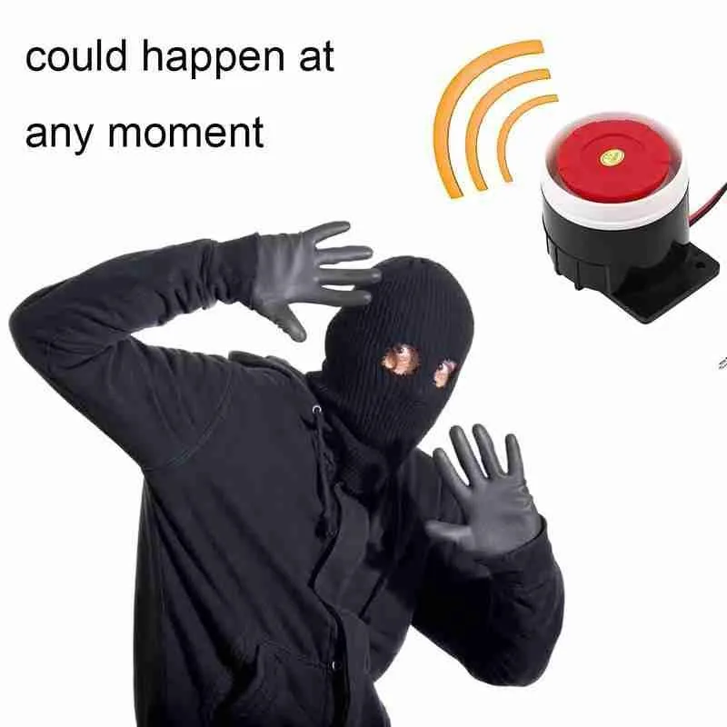 

Piezo Buzzer Alarm Loudspeaker Anti Theft Alarm High Decibel 402 Suitable For Home Security Alarm Warehouse Factory