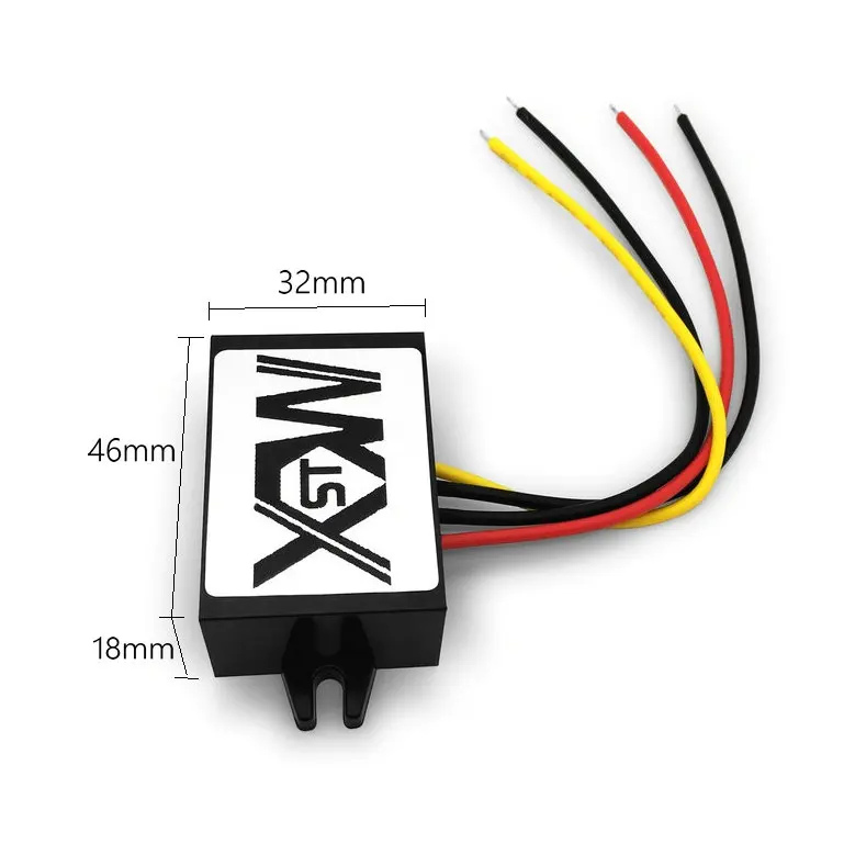 Понижающий преобразователь постоянного тока XWST 36 В, 48 В в 19 В постоянного тока, 1 А в 30 А, водонепроницаемый, преобразователь 30-60 в понижающий источник питания 19 В постоянного тока