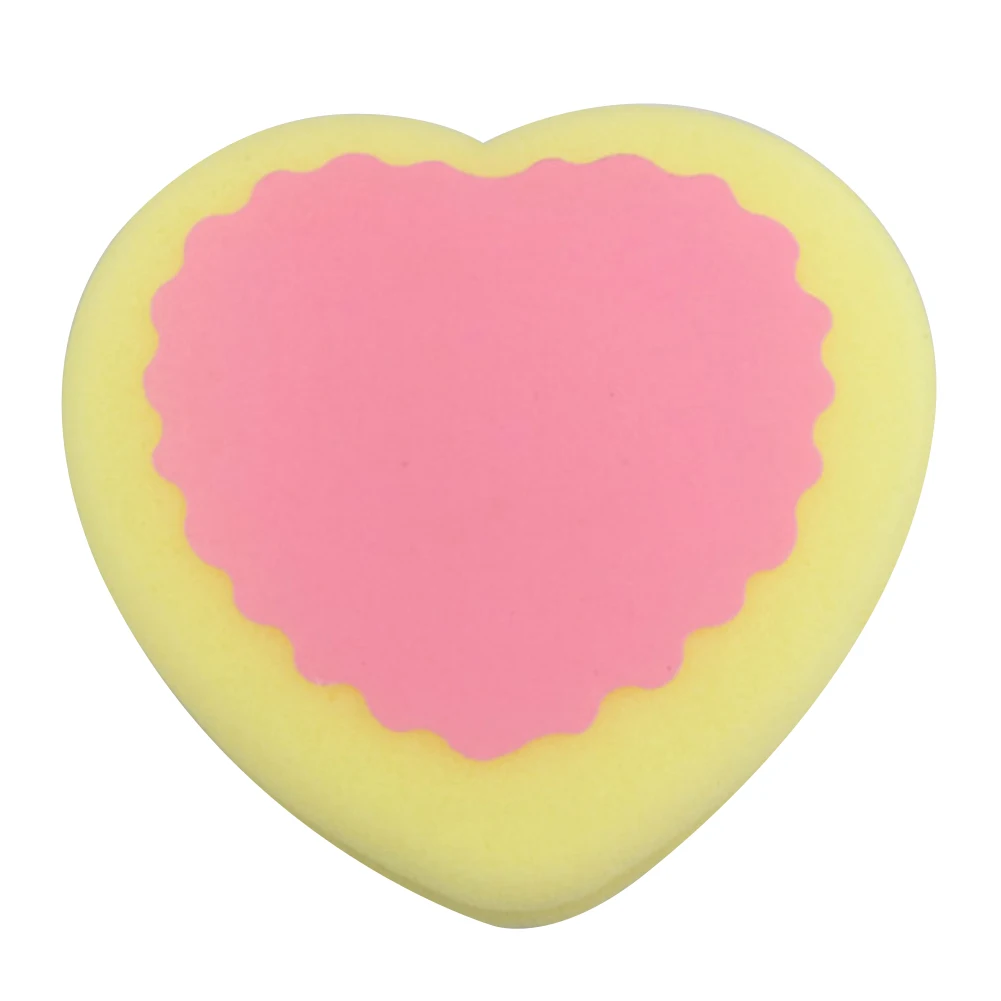 Унисекс не вызывает болезненных ощущений губка для депиляции Сердце Круглый