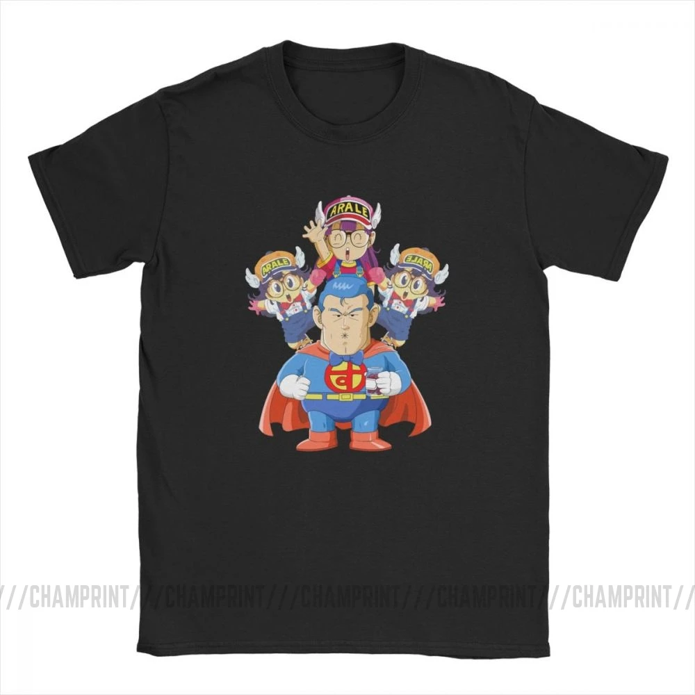 Dr. Slump и Arale футболки для мужчин с принтом одежда коротким рукавом Повседневная