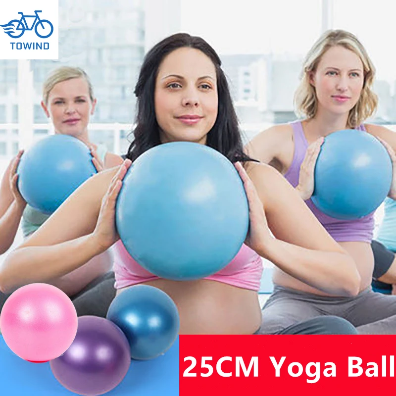 

New 25cm Fitness Balls Yoga Thickened Explosion-proof Exercise Home Gym Pilates Equipment Balance Ball Pilates Physical