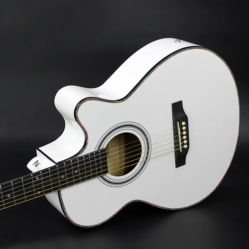 Гитара акустическая электрическая стальная струна Flattop Balladry поп-фолк 40 дюймов