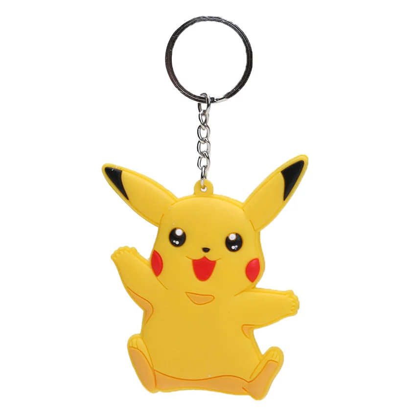 5cm keychain Takara Tomy подлинный Покемон чармандер белка Mimikyu Raichu Mudkip Oshawott Пикачу snorlax 4 см коллекция игрушка фигурка подарки - Цвет: 5cm keychain