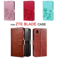 etui cover for zte blade a5 a3 a7 a7s 2020 2019 a31 flip wallet leather case on zte a622 a5 a3 a7 a7s phone protector funda bag