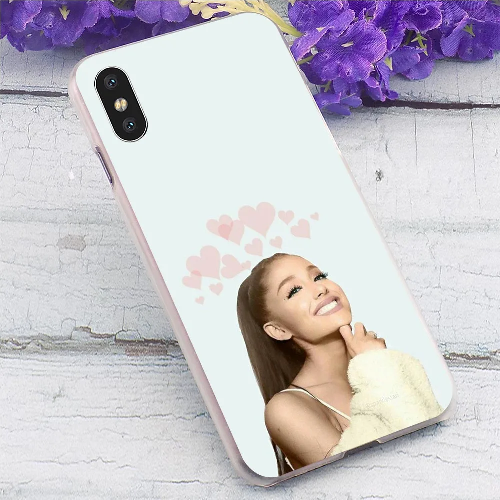 Чехол для телефона с рисунком Ariana Grande чехол для iPhone 6 5 5S SE 6 S/6 6S Plus 7 8/7 8 Plus X XS XR Xs Max, Жесткий Чехол