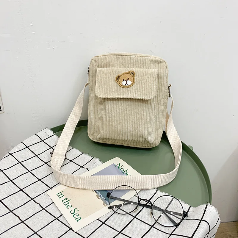 Сумки для женщин 2020 модные новые сумки мессенджеры вельветовые холщовые с