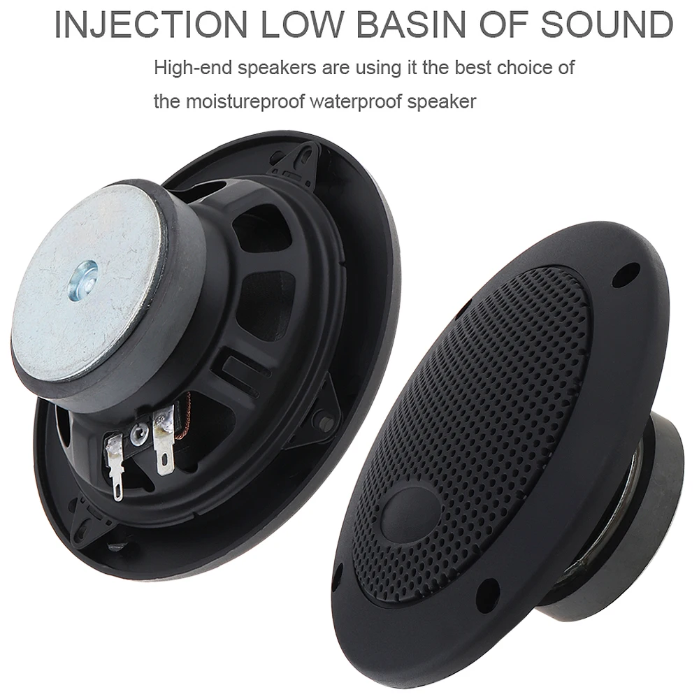 Автомобильный коаксиальный динамик 2 шт./лот 4 дюйма 100 Вт HiFi автомобильная