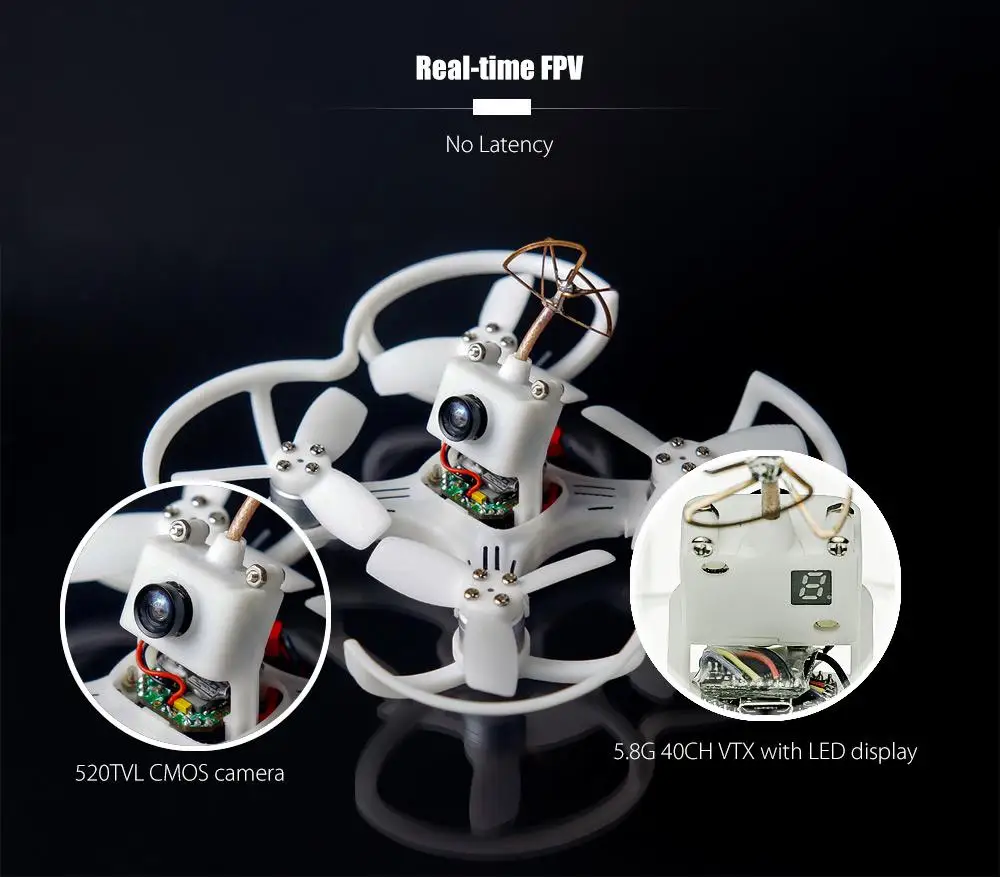 RCtown батарея для Emax babyhawk 85 мм Bullet 6A BLHeli_S Femto F3 AIO 5,8 Г 25 МВт VTX Mirco бесщеточный FPV Racer PNP/BNF