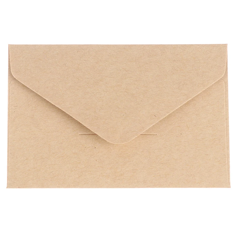 

20PCS Classical White Black Kraft Blank Mini Paper Window Envelopes Wedding Invitation Envelope Gift Envelope