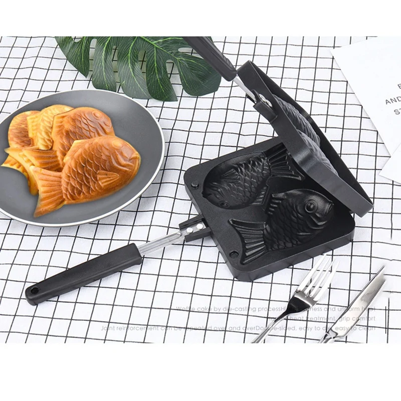 Японская форма для торта в форме рыбы формы выпечки рыбные конусы тайяки гриль