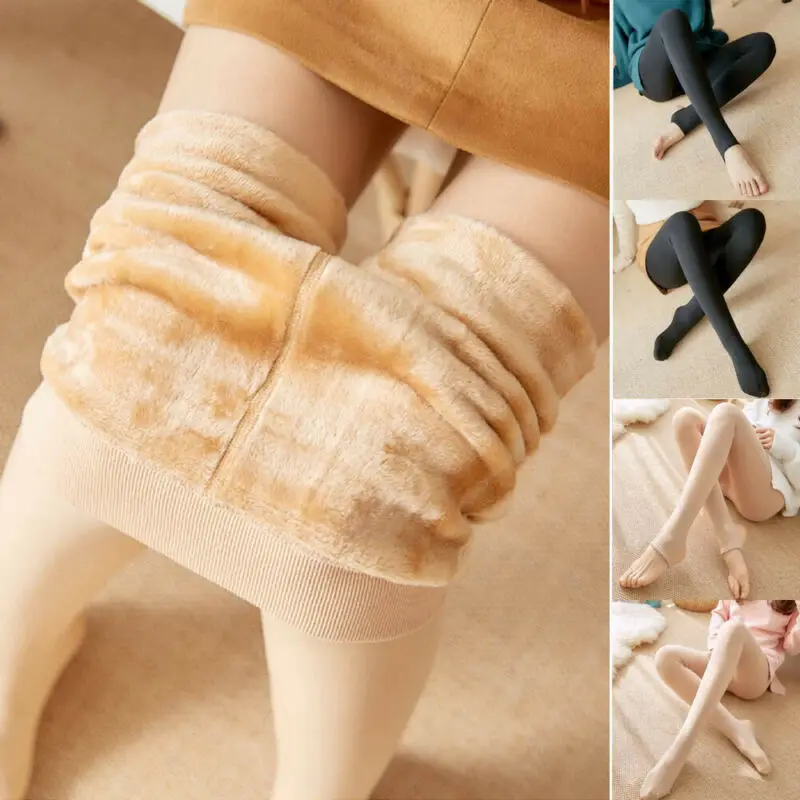 Зимние кашемировые колготки большого размера женские повседневные Теплые