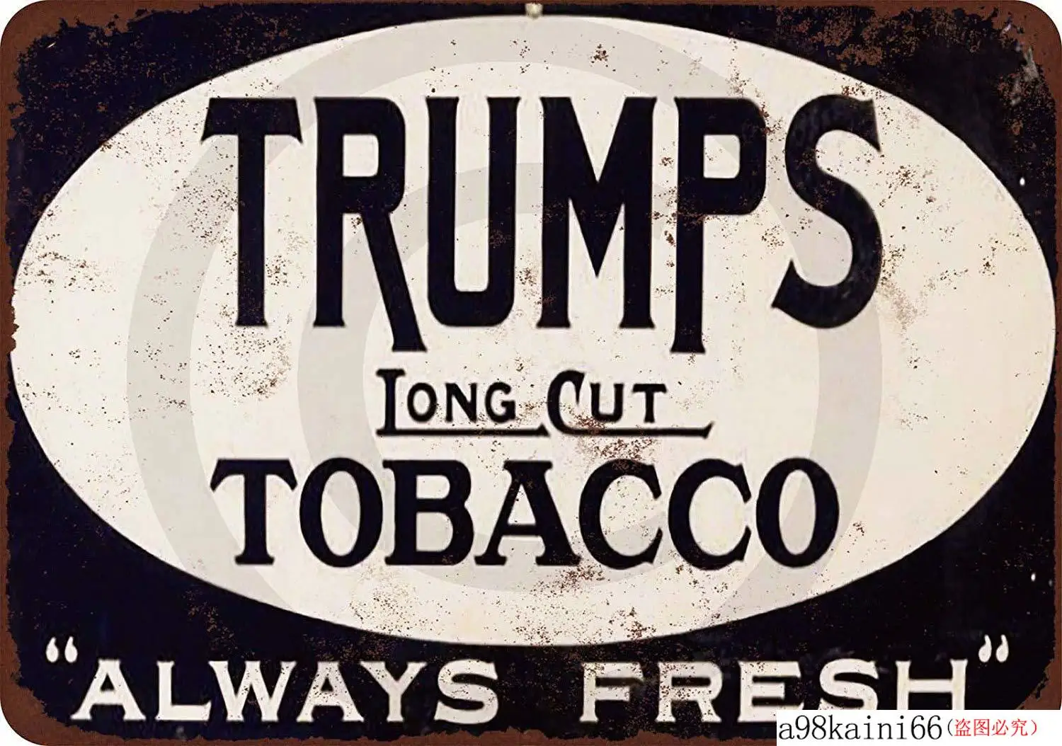 New Tin Sign Trump's Long Cut Tobacco Vintage Look Aluminum Metal 8x12 InchesBar Pub Home Wall Decor Retro Art Poster | Дом и сад