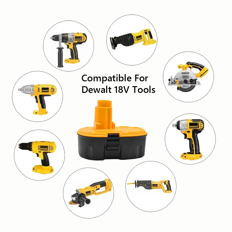 100% качество 18V 12.8Ah Ni-MH электроинструмент для Dewalt DC9096 DE9039 DE9095 DW9098 DE9503 DW9096 сменная