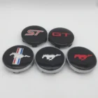 4 шт. 56 мм 60 мм 68 мм ST GT Mustang колпачок центральной крышки колеса автомобиля колпачок значок эмблема для Fiesta Focus Fusion Mondeo Es колпачок