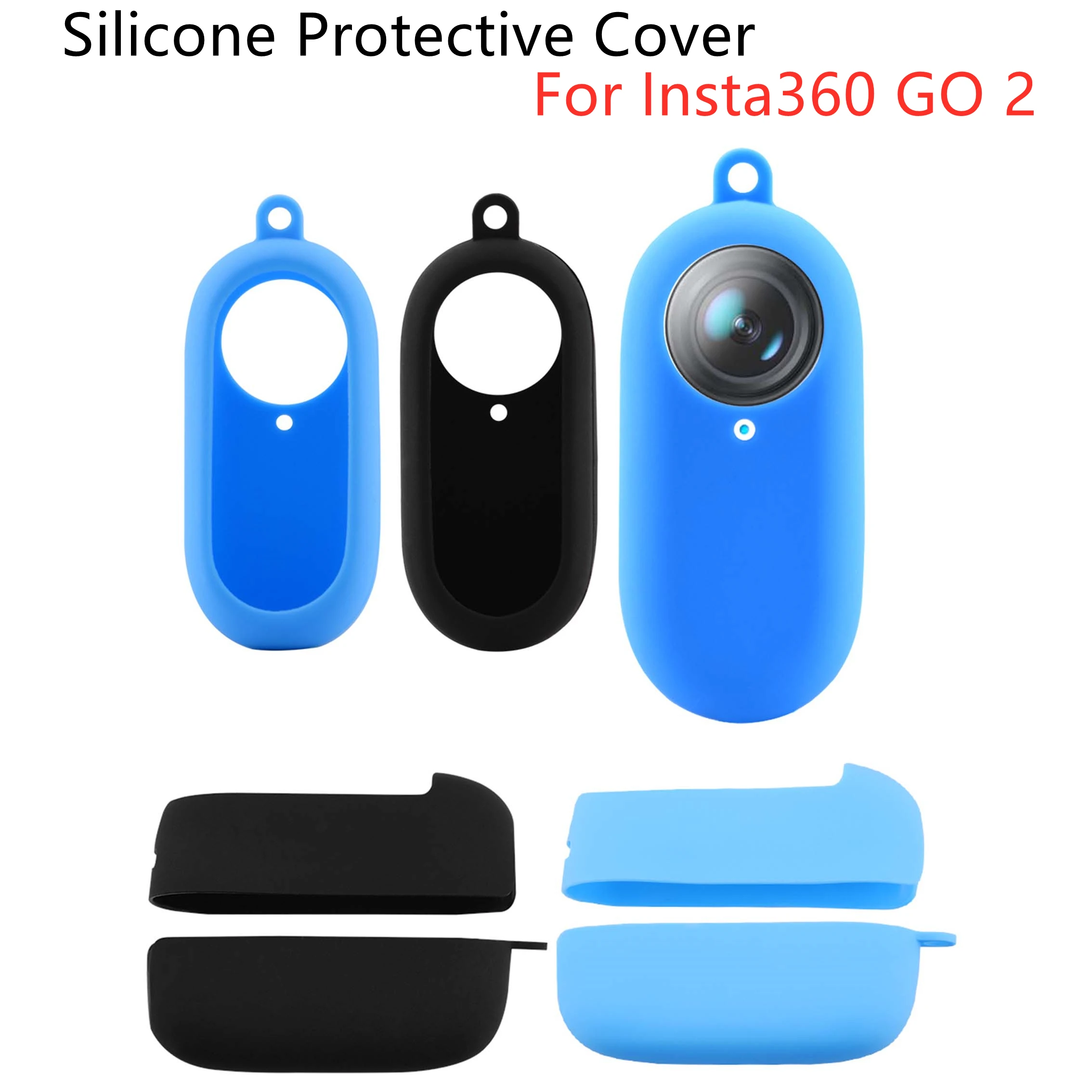 

Silicone Protective Cover For Insta360 GO 2 Anti-Scratch Dust-Proof Case Protective sleeve For Insta360 GO2 Camera Accessories