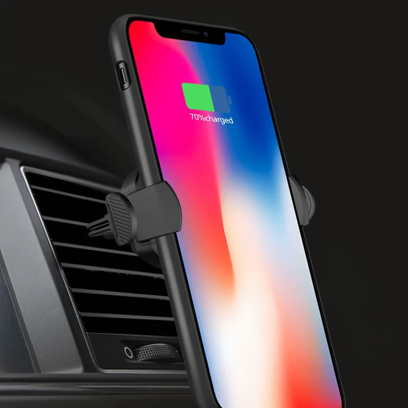 Wireless Car Charger Support One Handed Operation Full Intelligent Fast Charge Recognition TU-shop | Мобильные телефоны и
