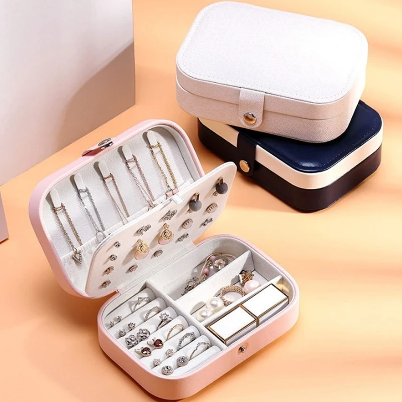 

Коробка для хранения ювелирных изделий, косметическая коробка, кольцо, ожерелье, для хранения ушей, губная помада, коробка для хранения, кор...