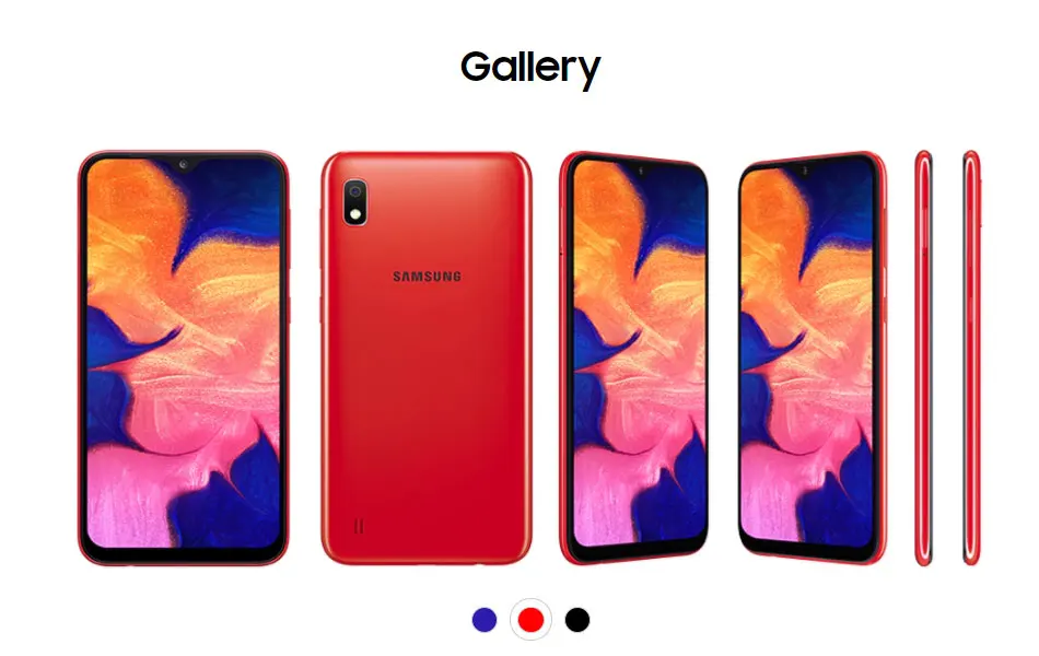6,2 дюймовый samsung Galaxy A10 A105F-DS Dual SIM мобильный телефон Восьмиядерный 2 Гб ОЗУ 32 Гб ПЗУ Android 9,0 13.0MP камера телефон