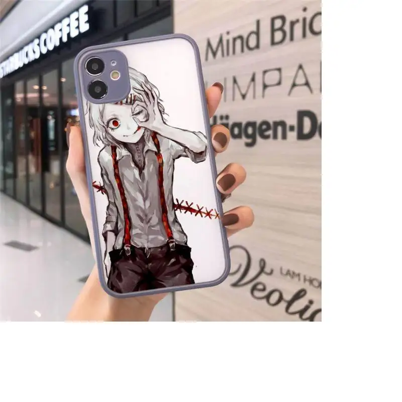 

anime JUUZOU SUZUYA Tokyo Ghouls Phone Cases matte transparent For iphone 7 8 11 12 plus mini x xs xr pro max cover