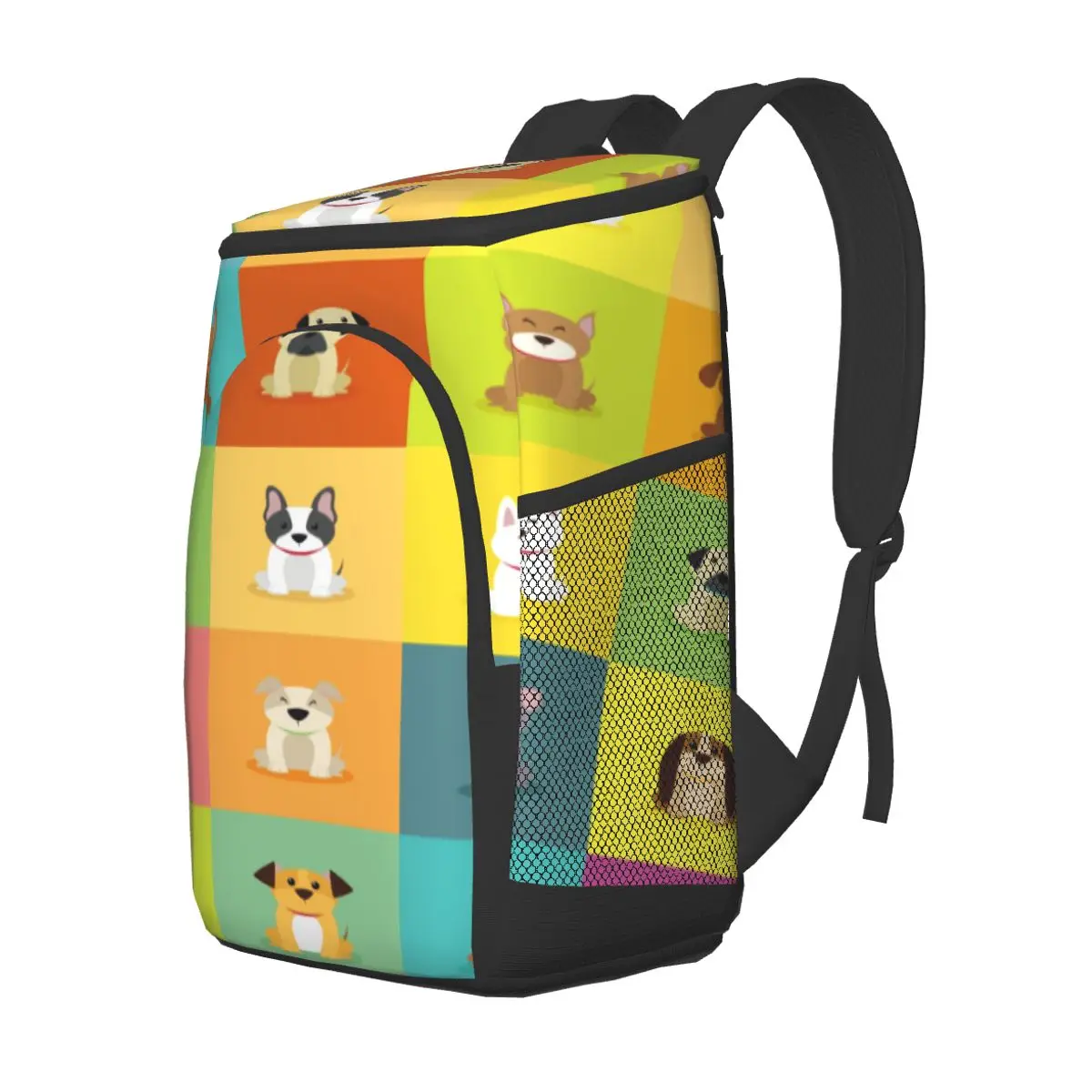 refrigerator bag abstract cute dogs soft large insulated cooler backpack thermal fridge travel beach beer bag free global shipping