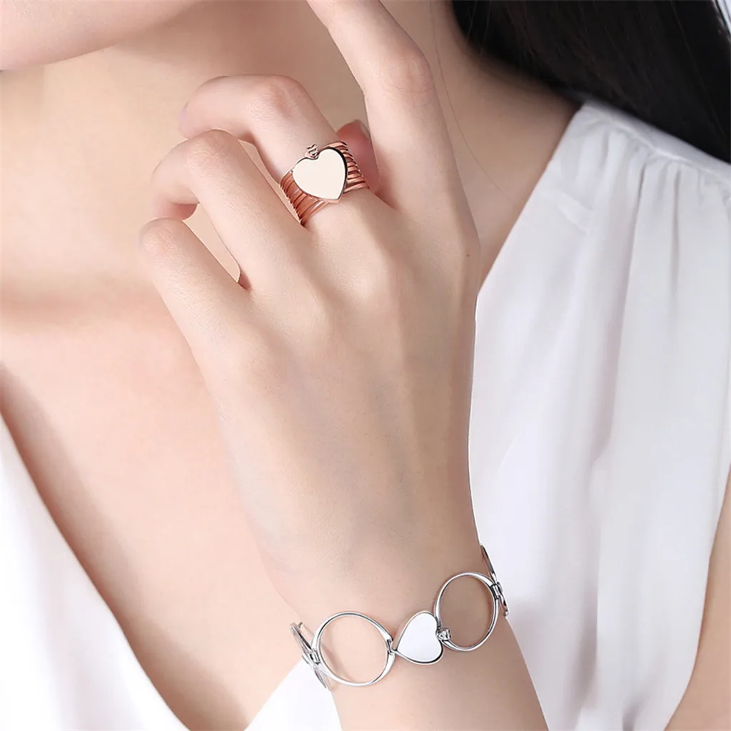 Модный выдвижной браслет кольцо со сменой двойного использования складной