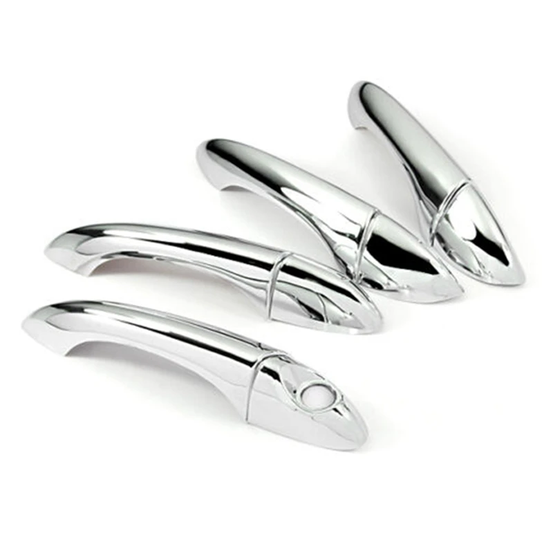 2 комплекта автомобильных аксессуаров: 1 комплект тройной хромированной крышки