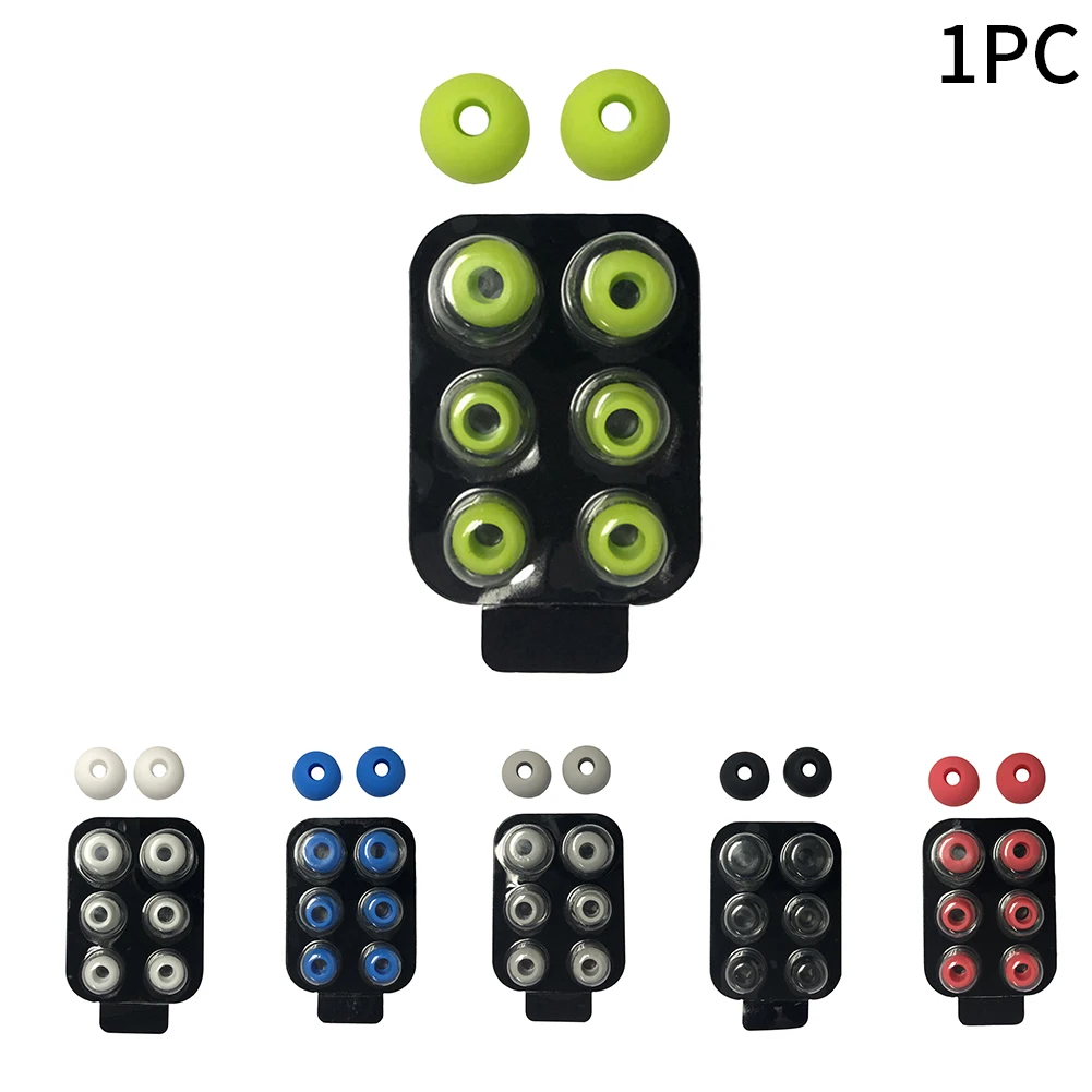 4 пары/компл. силиконовые переносные мягкие противоскользящие наушники вкладыши