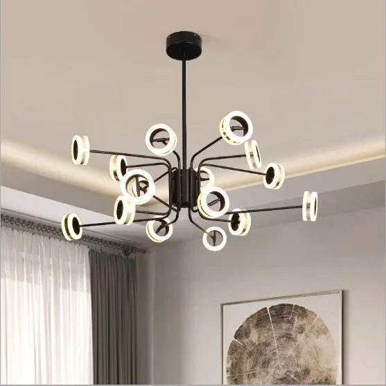 Люстра в скандинавском стиле лампа для спальни столовой креативная