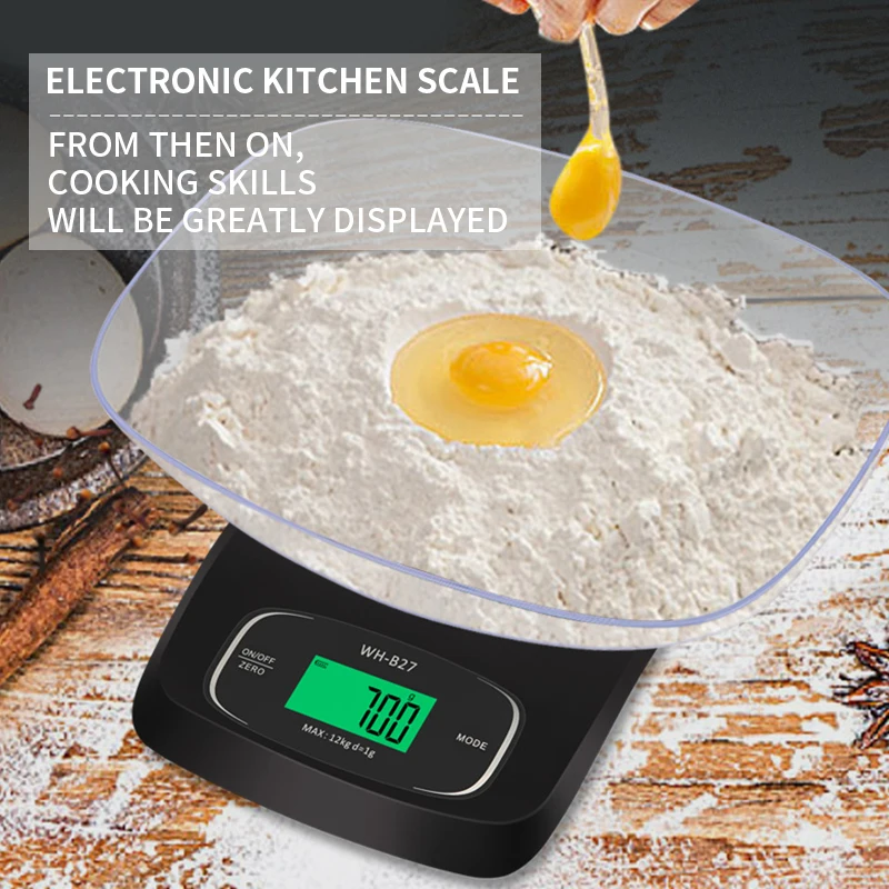 

Hot Highly Accurate Multifunction Food Scale With Backlight LCD Screen New 2020