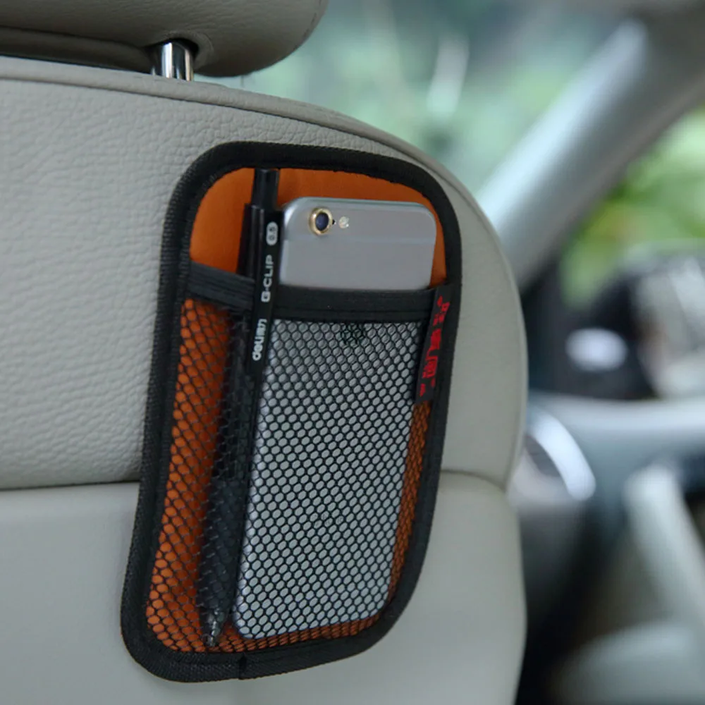 Автомобильная сетка для хранения сумка держатель телефона автомобильный