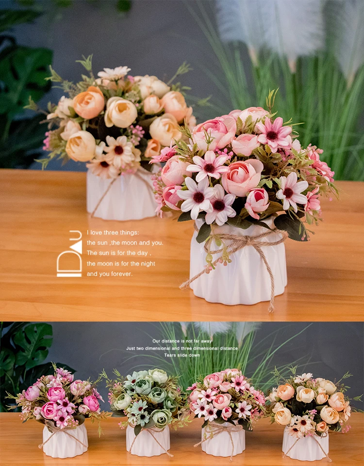 Набор горшков для цветов в Европейском стиле искусственный набор ваза