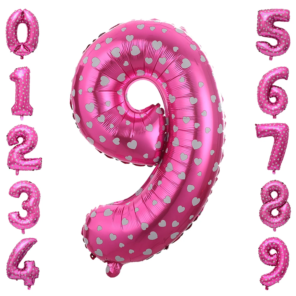 Воздушные шары цифры 1-8  Partigos