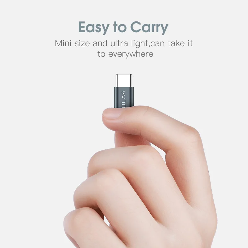 Адаптер KUULAA USB Type C OTG переходник с Micro на кабель для Macbook Pro Samsung S10 Plus быстрая
