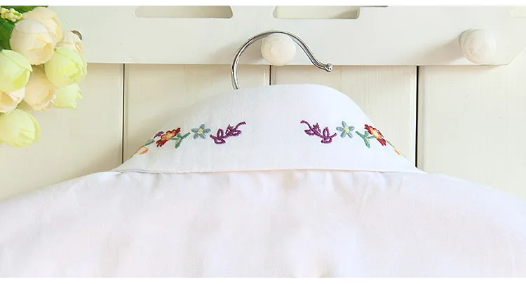 

Novelty Fake Collar for Women Shirt Detachable Collar Solid Flower Embroidery Shirt Lapel Blouse Top Neckwear Jewelry