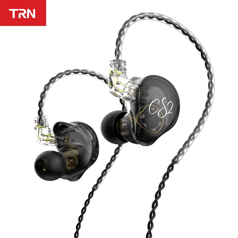 TRN CS2 динамические наушники-вкладыши HiFi музыкальные спортивные IEM наушники