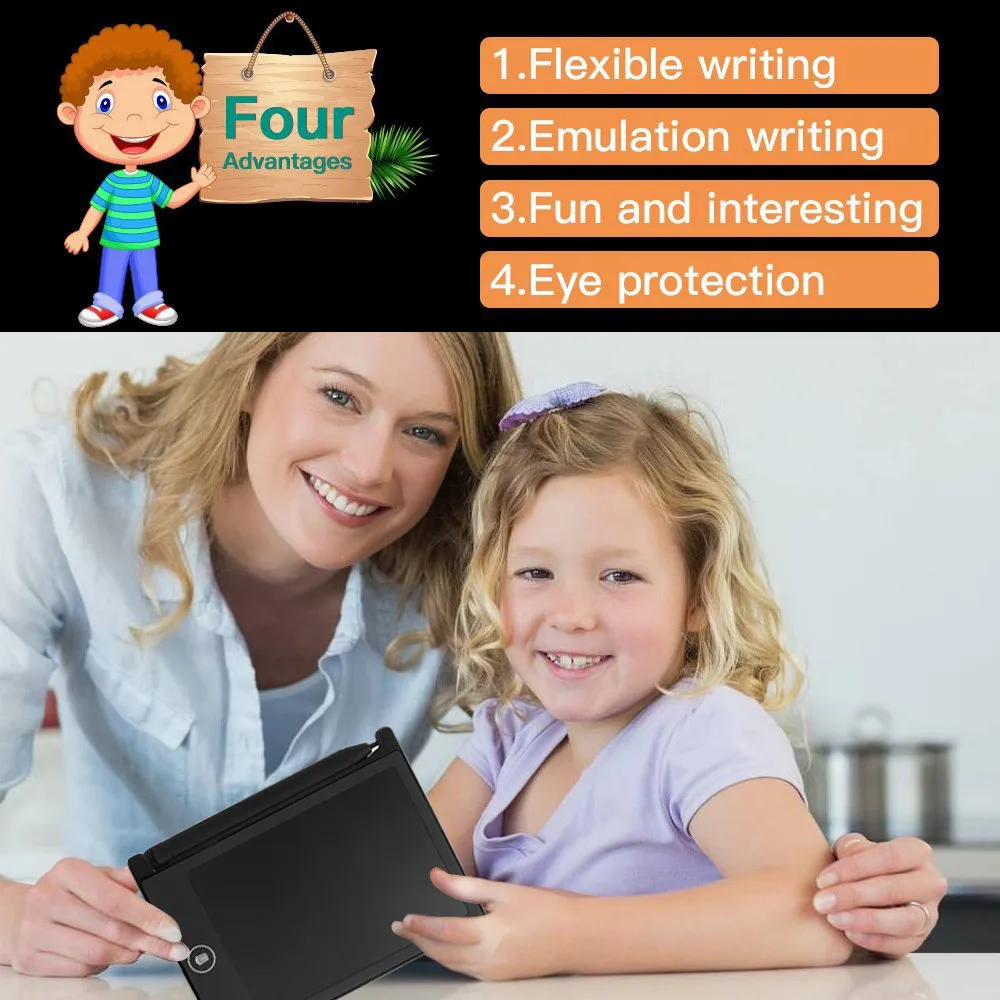 4 дюймовый ЖК планшет для рисования доска детей графическая электронный блокнот