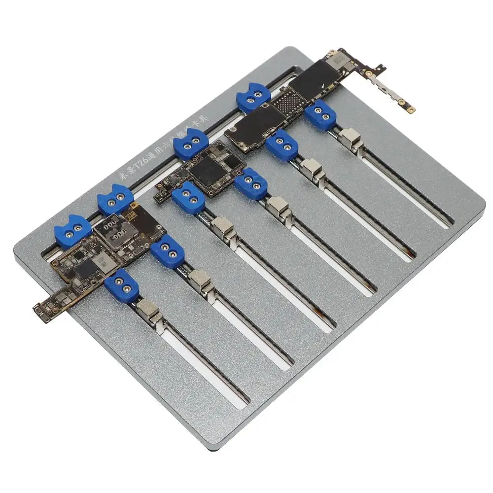 

MJ T-Series T26 Universal PCB Board Holder Fixture for moblie Phone Motherboard IC Fixture Fixed Board Maintencance Clamp
