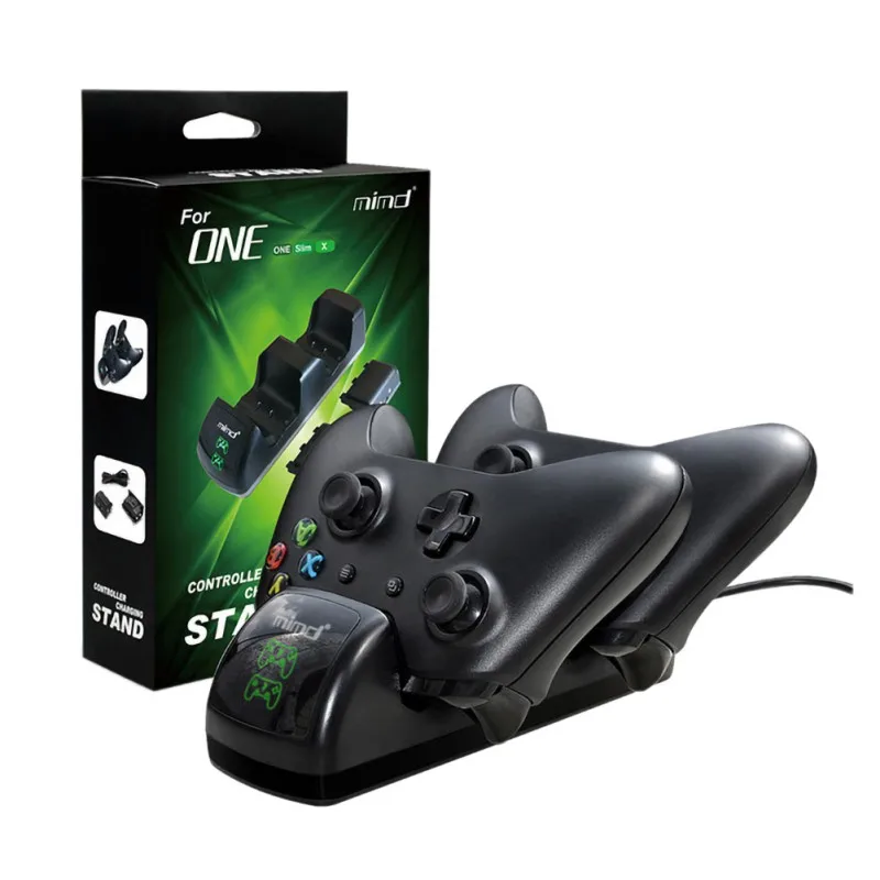 Зарядное устройство Fosmon Xbox One/One X/One S [двойной разъем] высокоскоростная