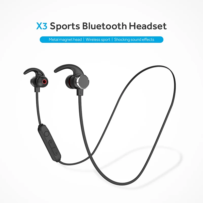 X3 спортивные беспроводные Bluetooth наушники гарнитура Высокое качество с