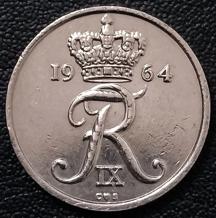 Дания 10 ол монета Европа 100% оригинальная для коллекции старого - купить по